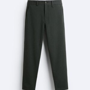 MANGO Women High-Rise Pleated Wide Leg Trousers